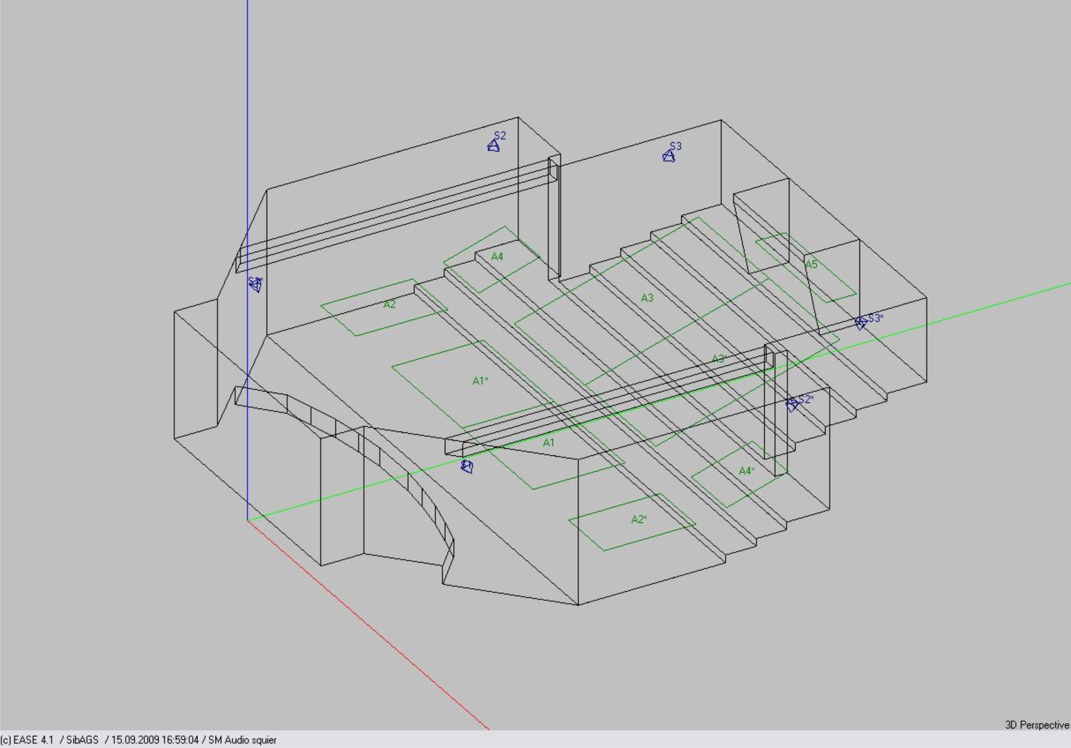 3d модель зала